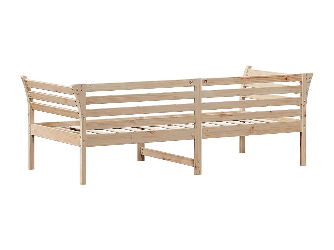 Lit de jour sans matelas 80x200 cm bois de pin massif
