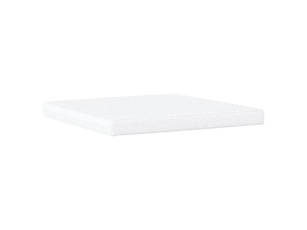 Letto con Materasso Dover Bianco 200x200cm in Similpelle