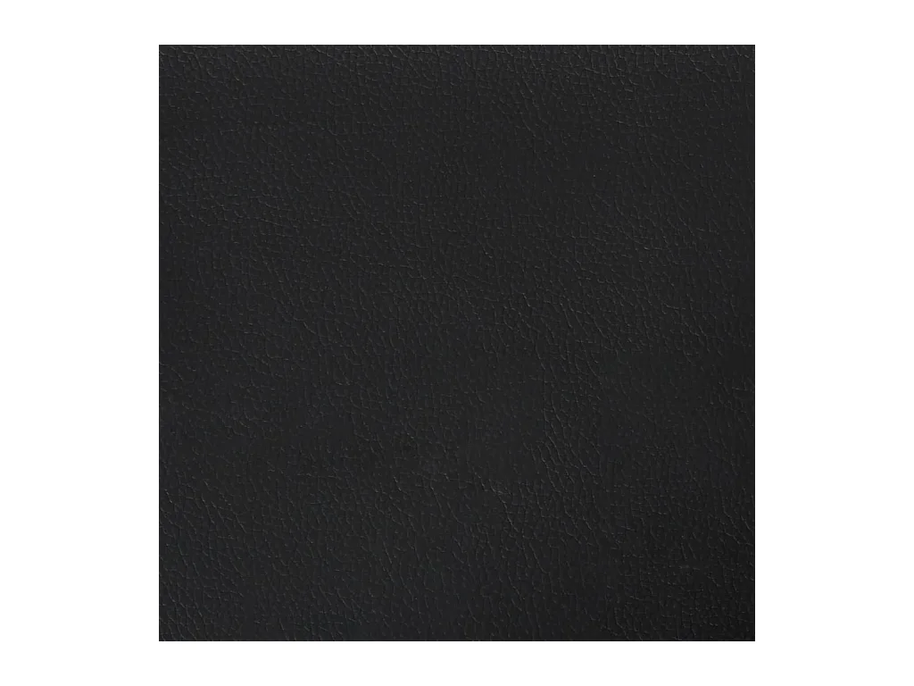 Letto con Materasso Nero 140x200 cm in Similpelle