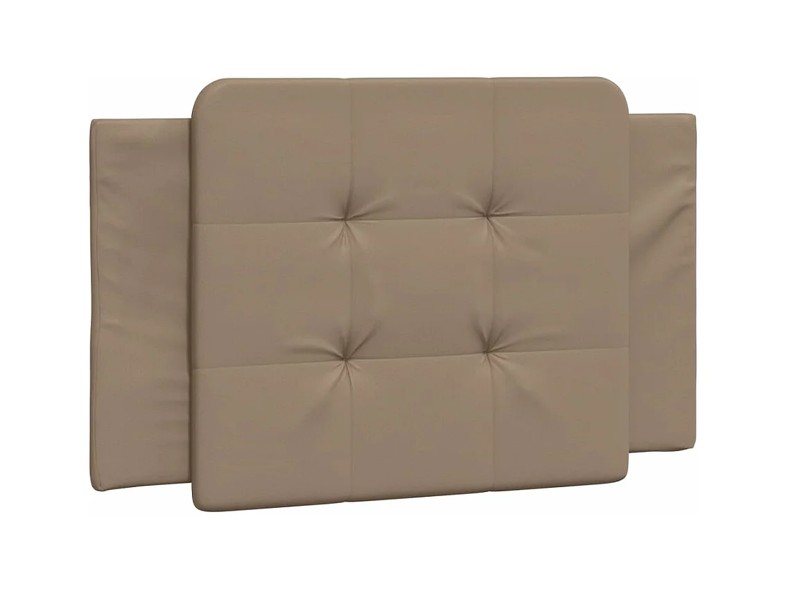 Giroletto con Testiera Cappuccino 90x190 cm in Similpelle