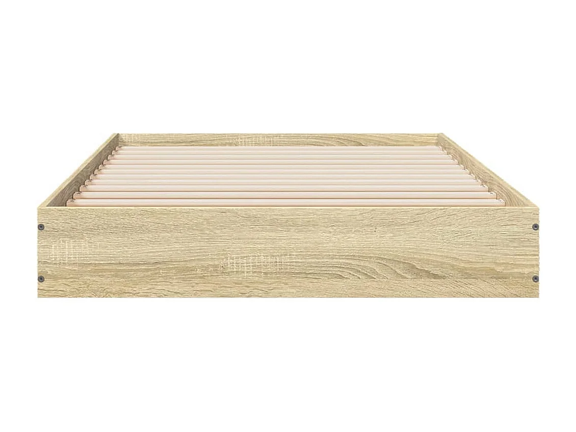 Estrutura cama s/ colchão derivados de madeira carvalho sonoma