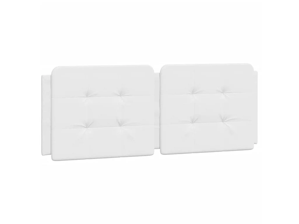 Cadre de lit avec LED sans matelas Zadar blanc 120x200 cm