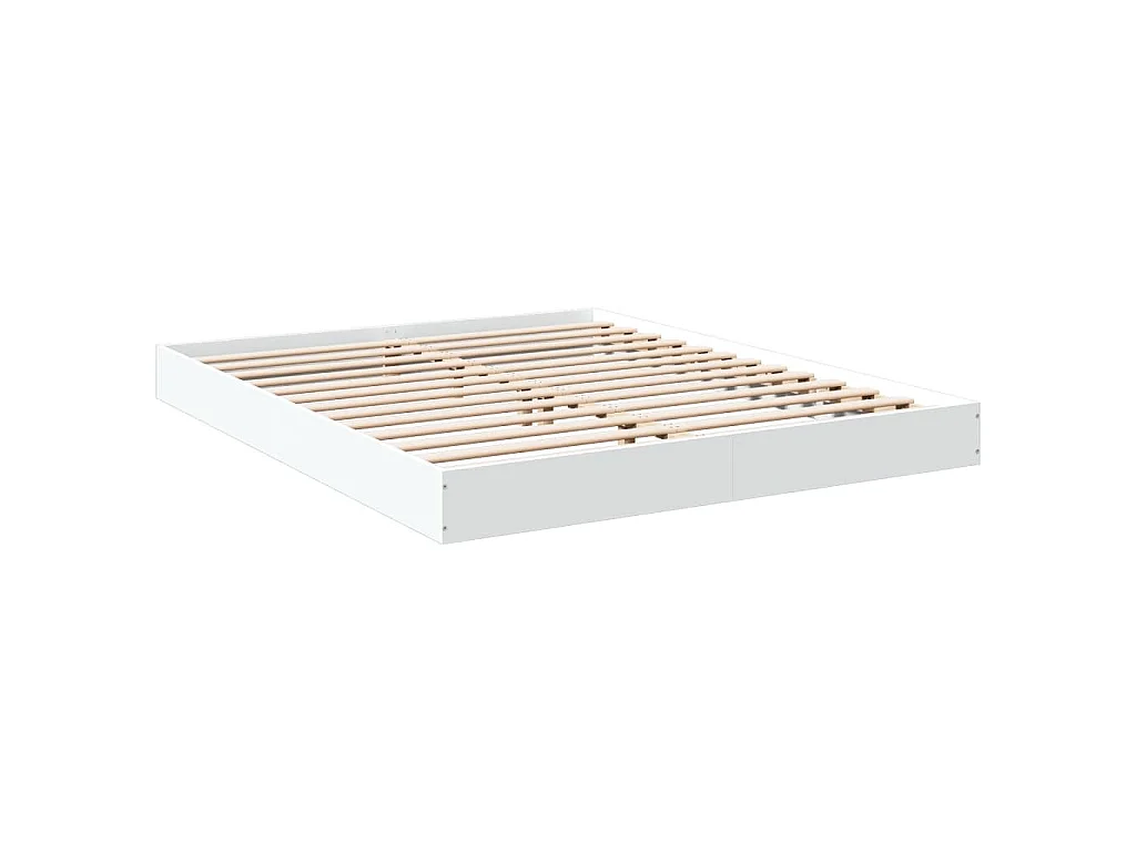 Estrutura de cama sem colchão 160x200 cm branco