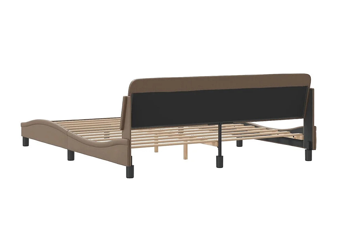 Cadre de lit Dover cappuccino 180x200 cm similicuir