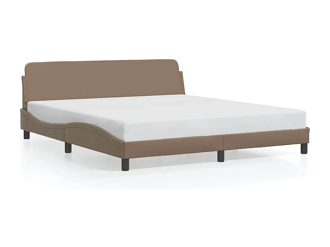 Cadre de lit Dover cappuccino 180x200 cm similicuir