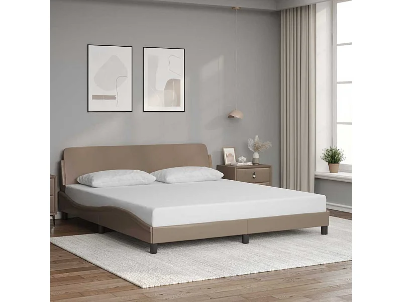 Giroletto Dover Cappuccino 180x200 cm in Similpelle