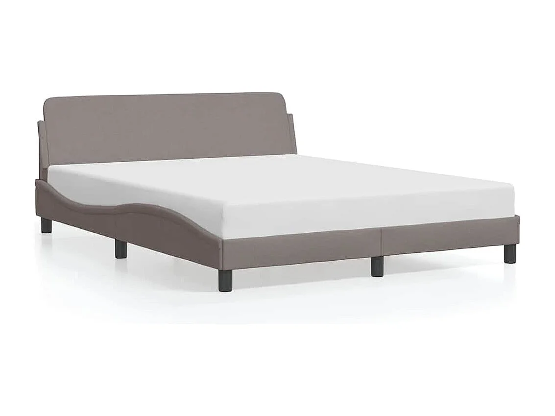 Bedframe "Dover" stof taupe 160x200 cm