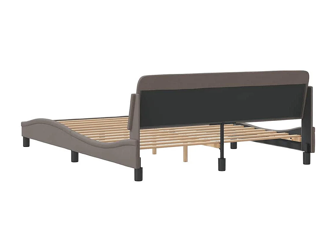 Bedframe "Dover" stof taupe 160x200 cm