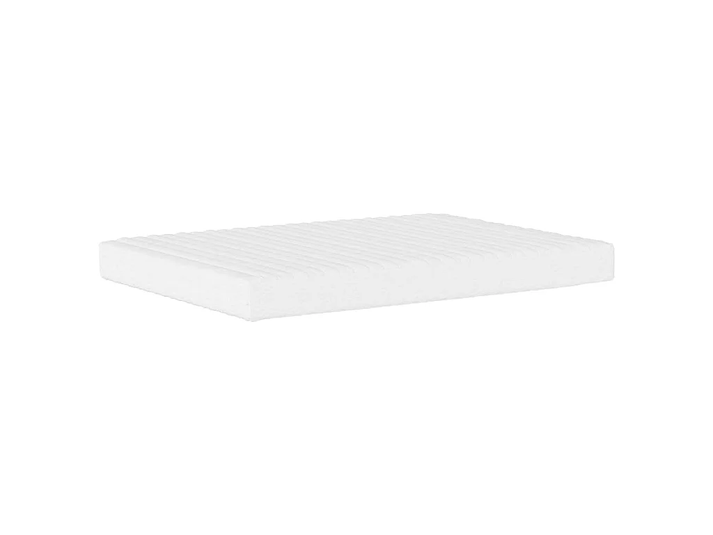 Lit avec matelas Dover gris foncé 140x190 cm tissu