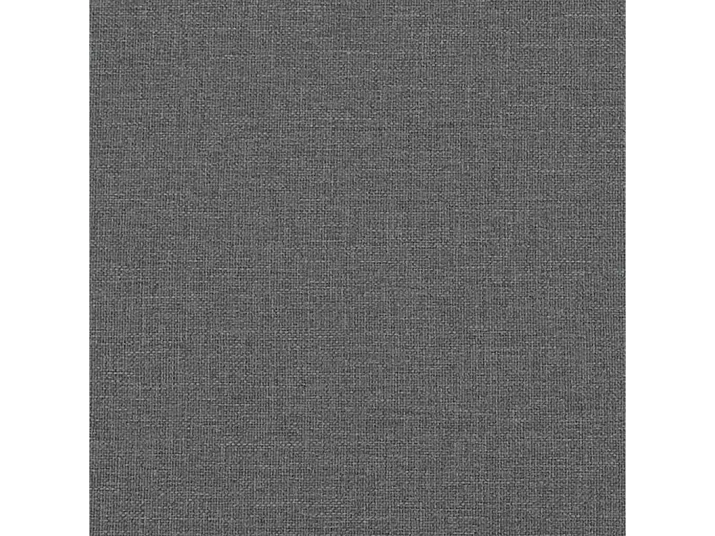 Cama con colchón Dover tela gris oscuro 140x190 cm