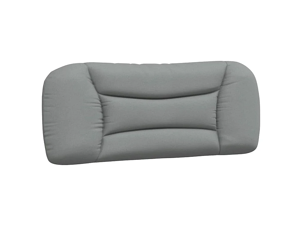 Bedframe zonder matras "Hvar" 100x200 cm stof lichtgrijs