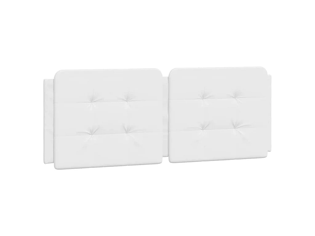 Bedframe zonder matras "Zadar" kunstleer wit 140x190 cm