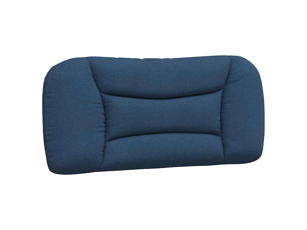 Bed met matras "Hvar" stof blauw 80x200 cm