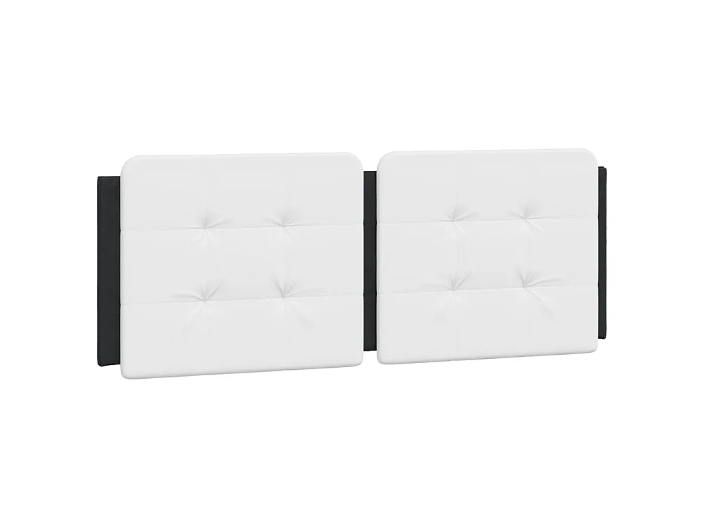 Giroletto con LED senza Materasso Zadar Nero e Bianco 140x190 cm