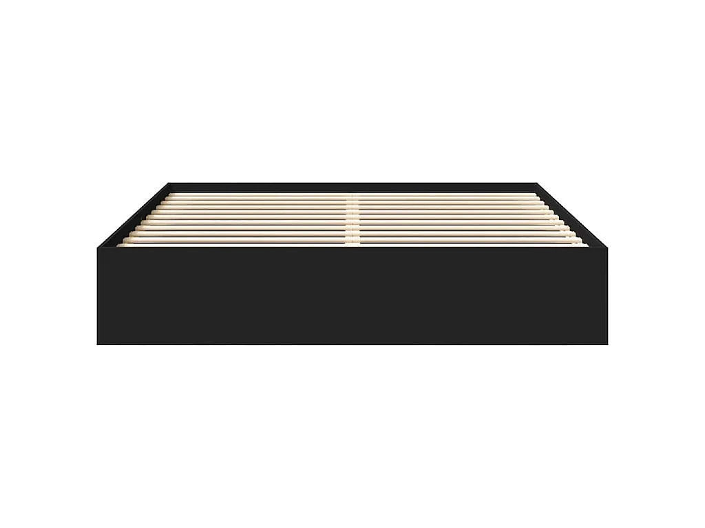 Estrutura de cama super king size 180x200 cm preto