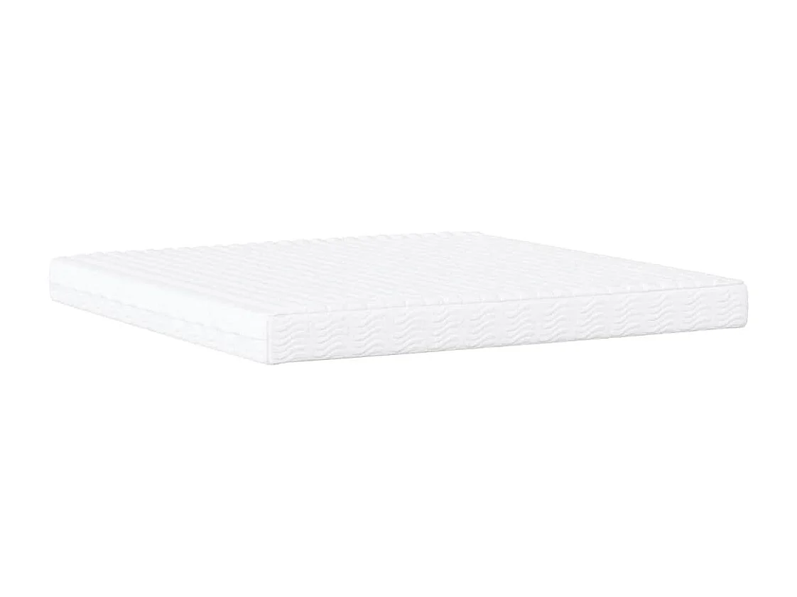 Lit avec matelas Dover gris clair 200x200 cm tissu