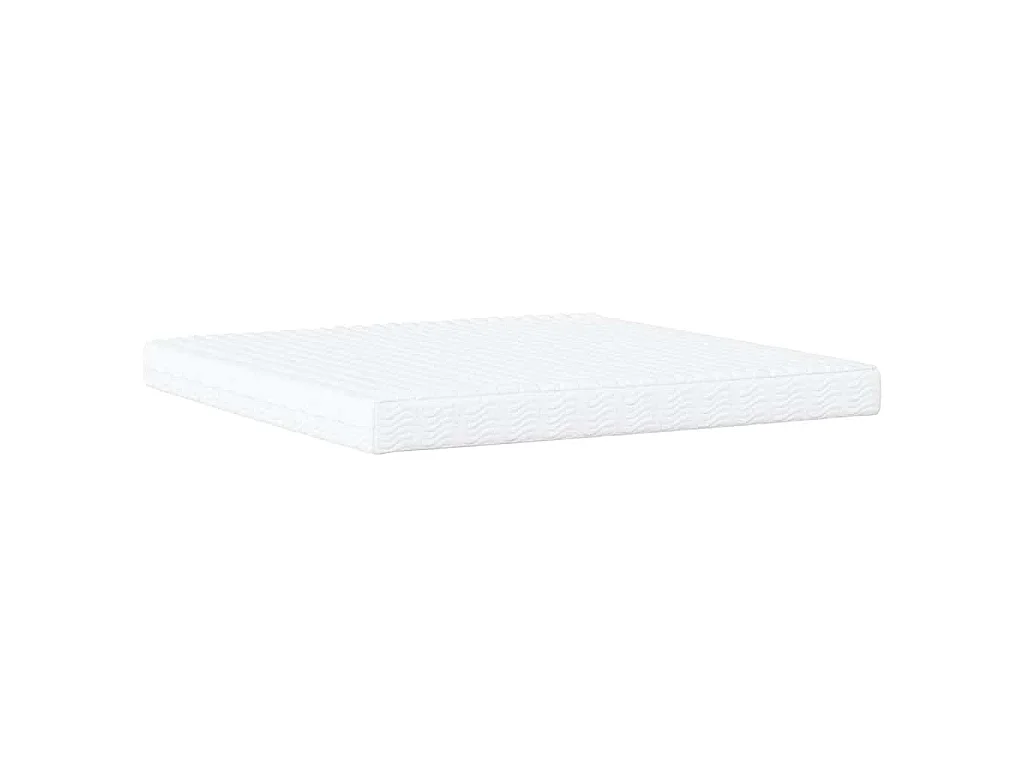 Lit avec matelas Dover gris clair 200x200 cm tissu