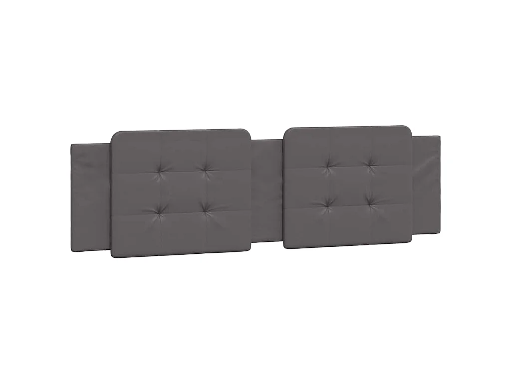 Cadre de lit avec LED sans matelas Zadar gris 180x200 cm