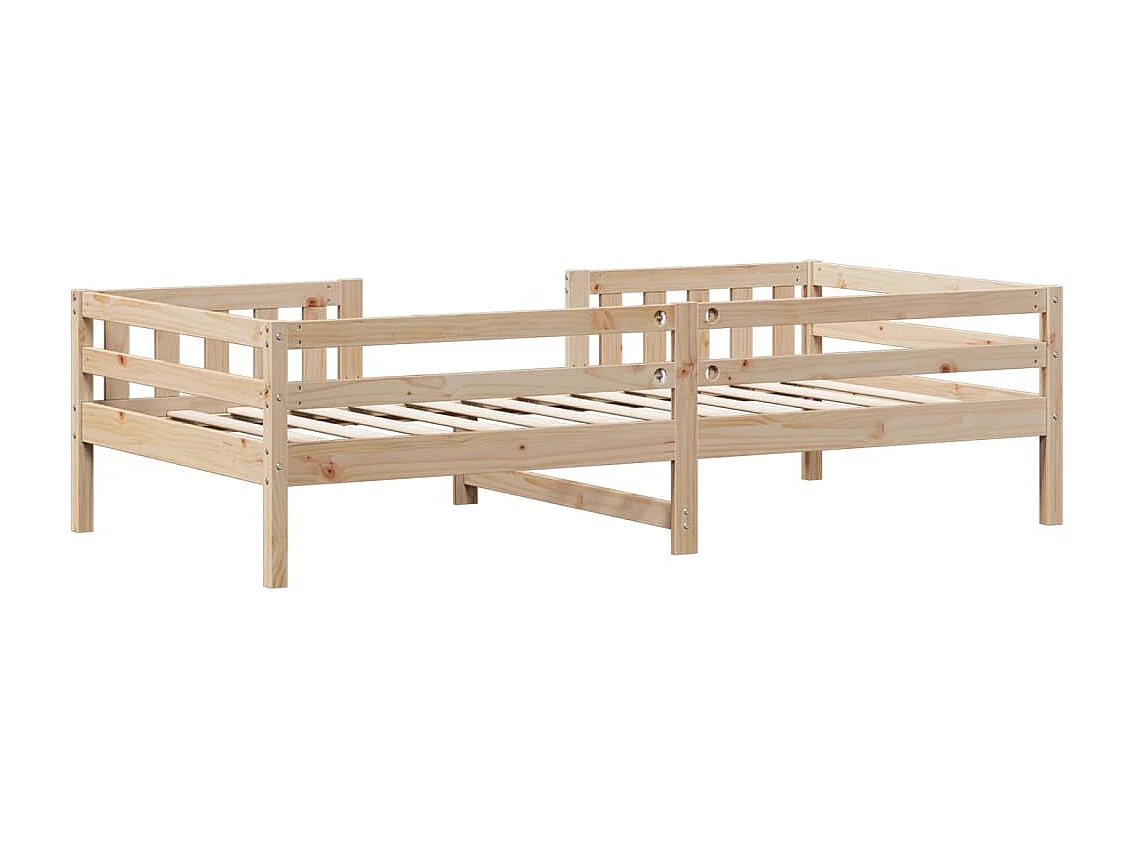 Cadre de lit sans matelas 90x190 cm bois de pin massif