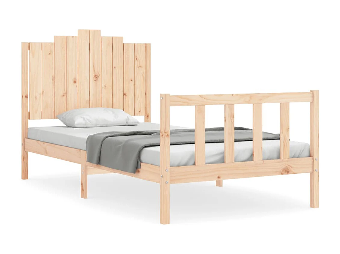 Bedframe zonder matras massief grenenhout 100x200 cm