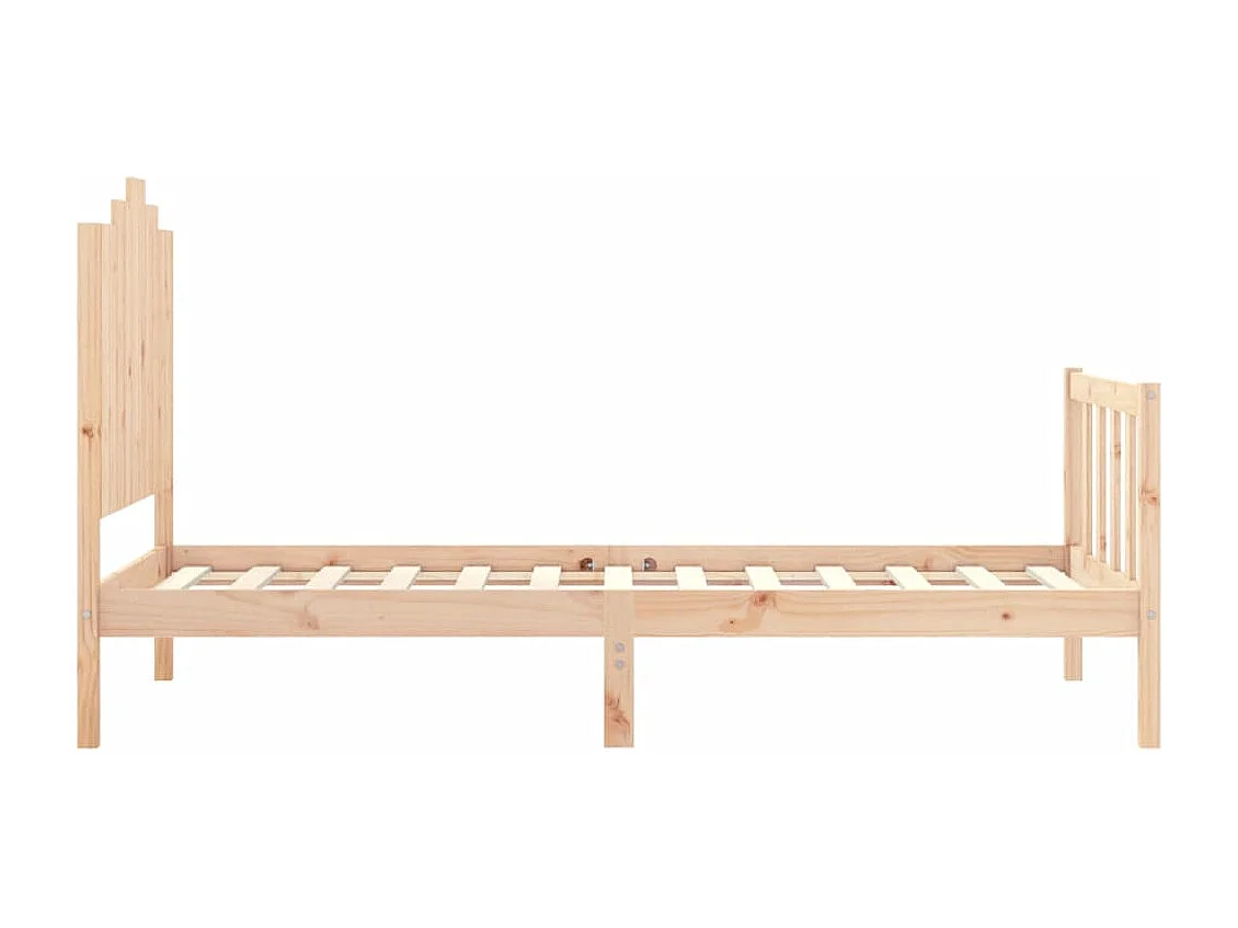 Bedframe zonder matras massief grenenhout 100x200 cm
