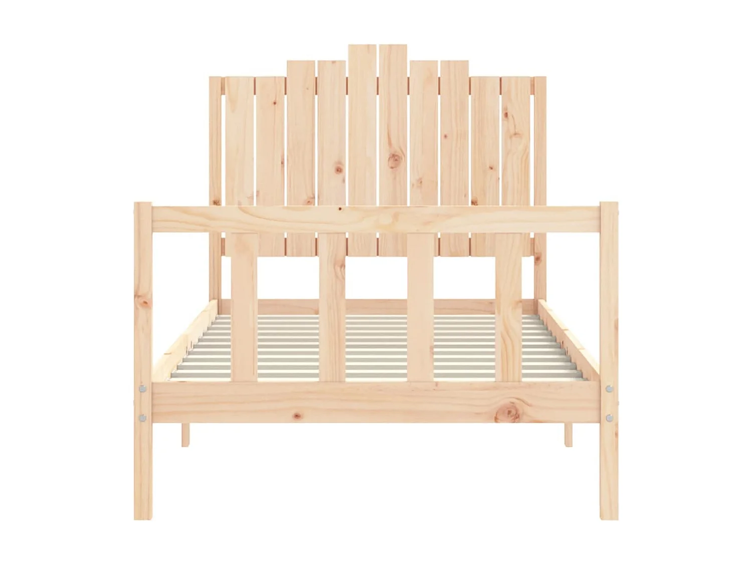 Cadre de lit sans matelas 100x200 cm bois massif de pin