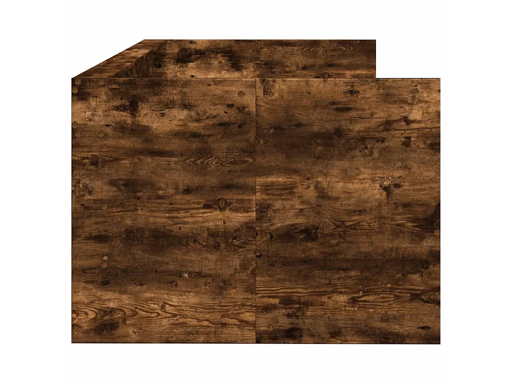Lit de jour avec tiroirs sans matelas chêne fumé 75x190 cm