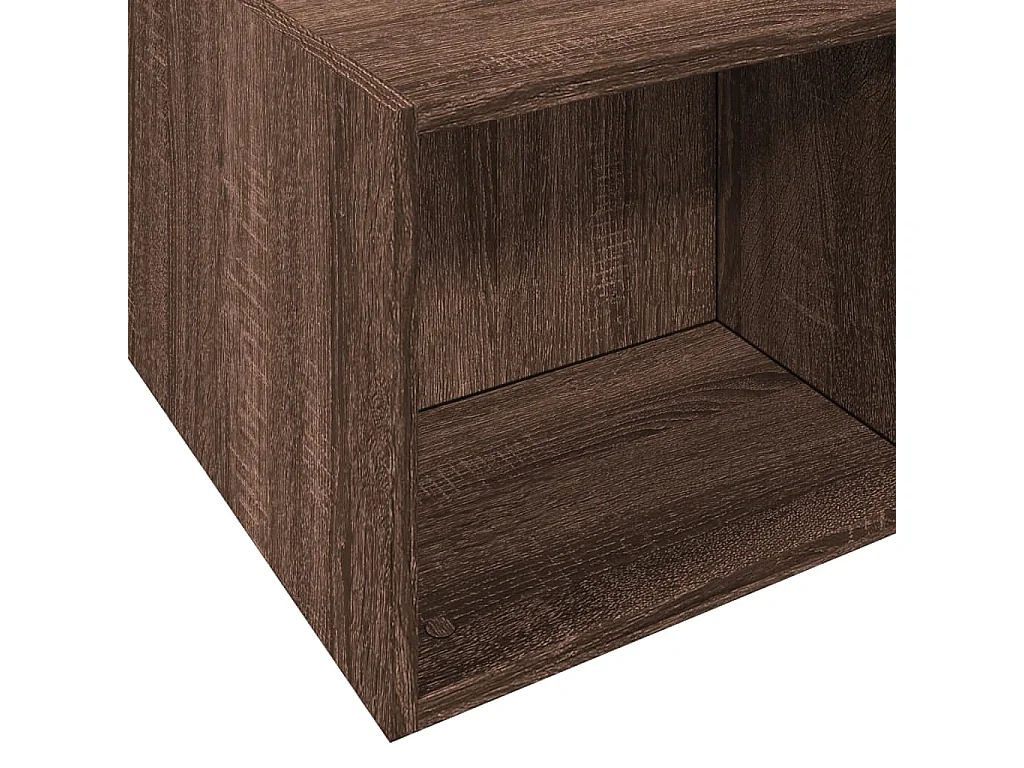 Cadre de lit sans matelas chêne marron 120x200 cm