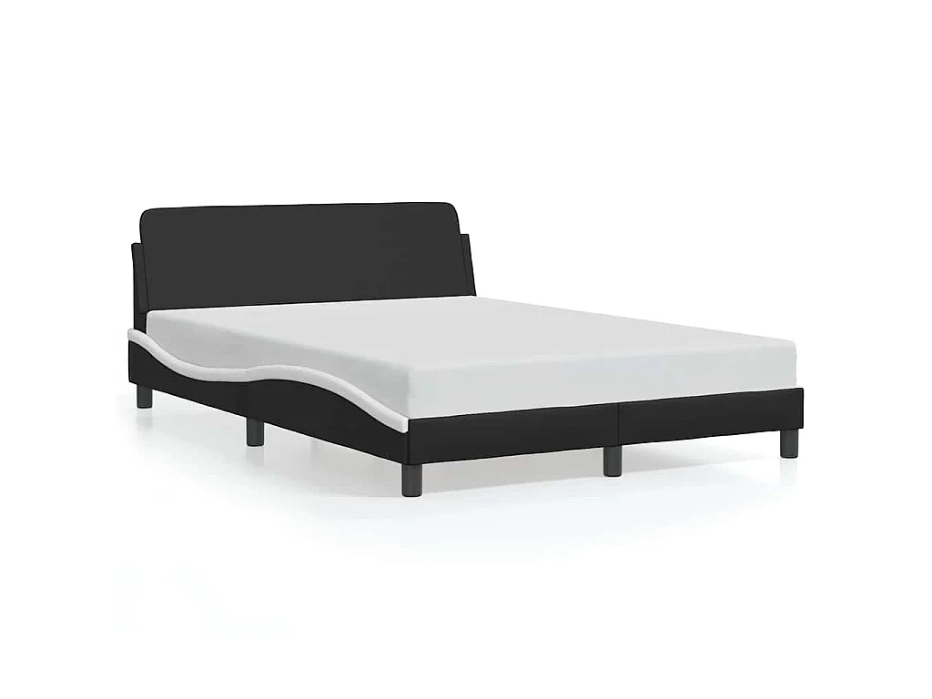 Giroletto Dover Nero e Bianco 140x200 cm in Similpelle