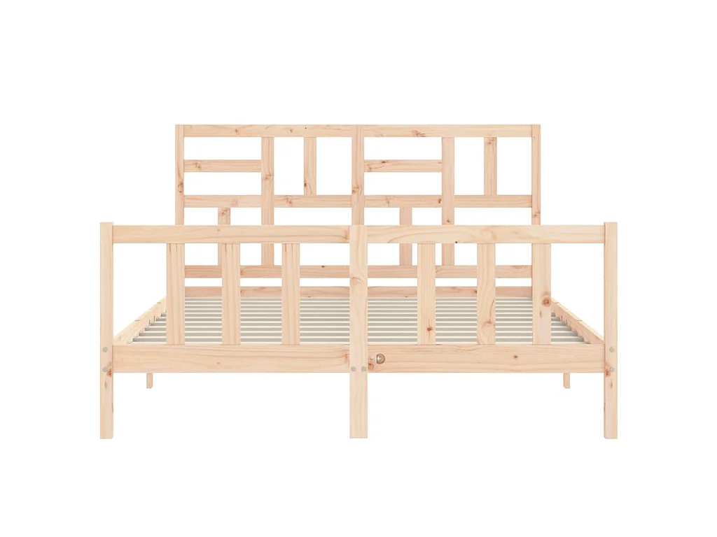 Giroletto senza Materasso 160x200 cm in Legno Massello di Pino