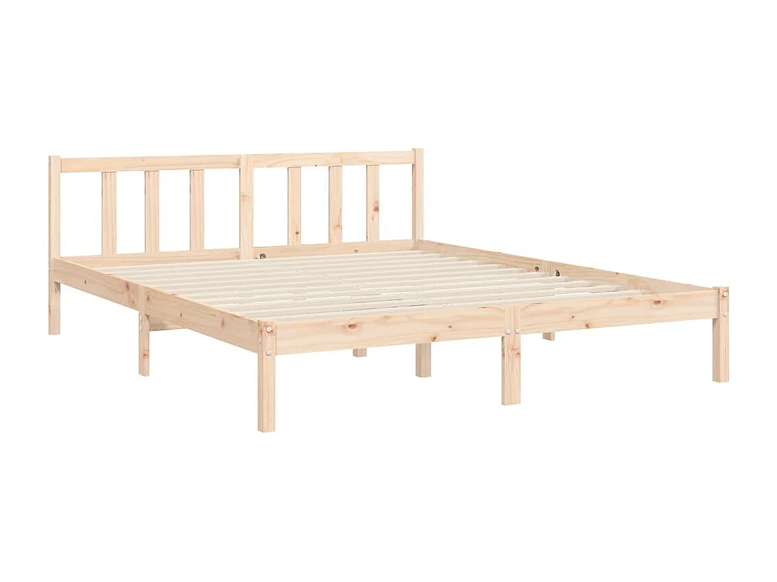 Giroletto senza Materasso 160x200 cm in Legno Massello di Pino
