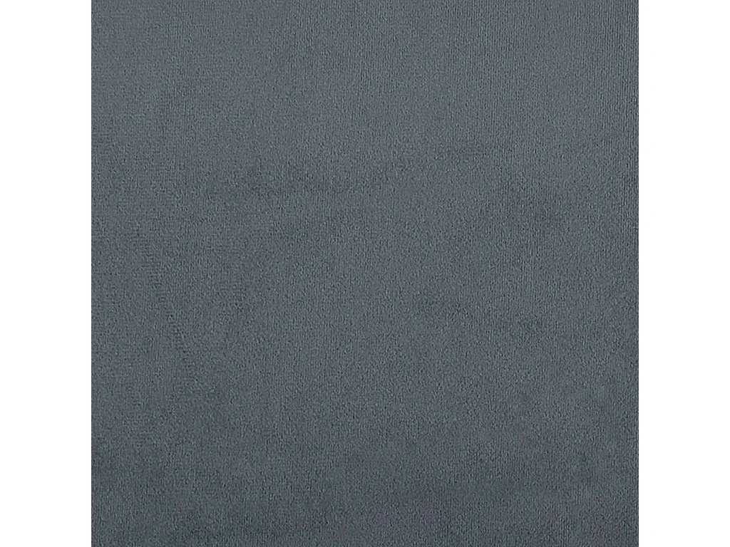 Cama con colchón Dover terciopelo gris oscuro 140x190 cm