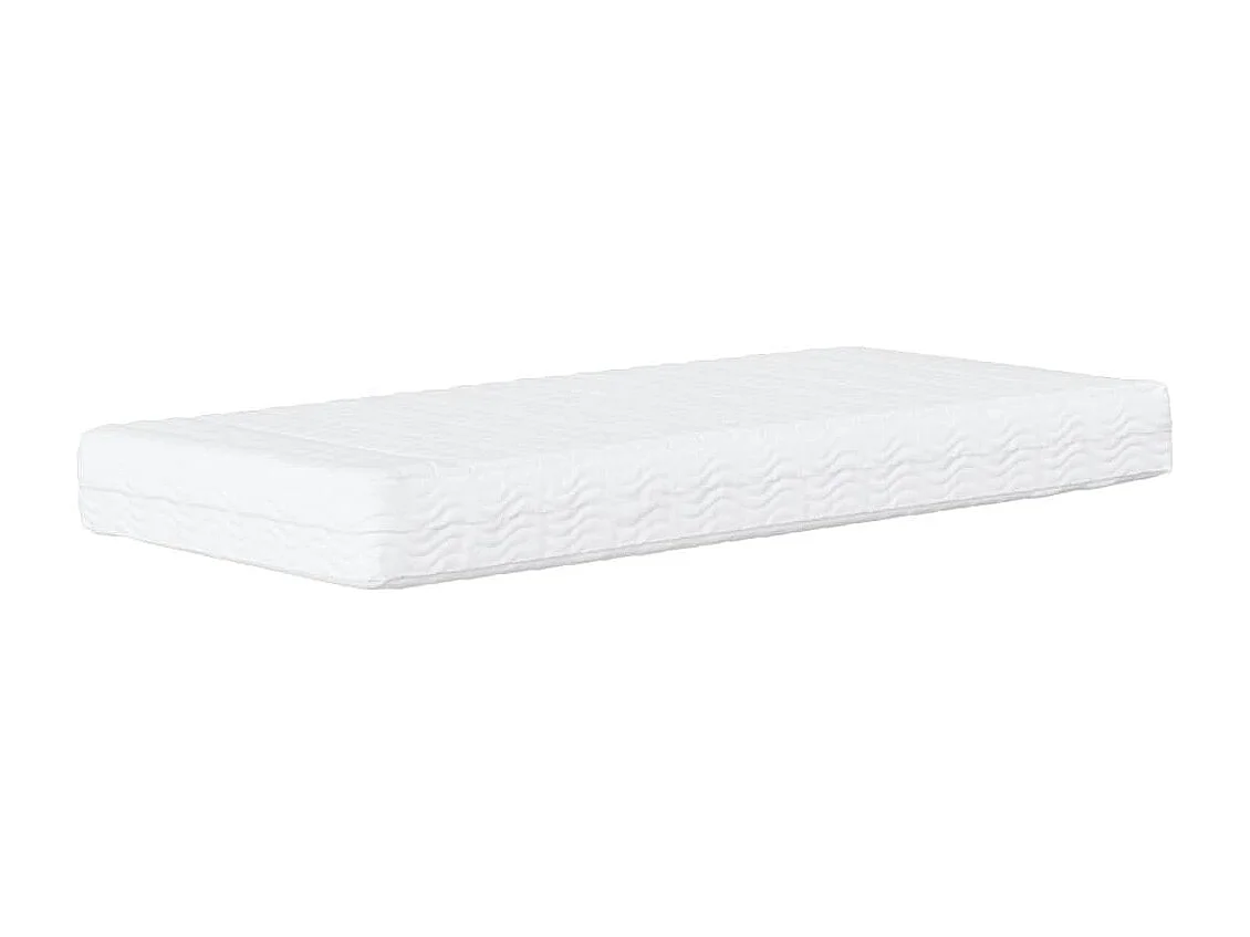 Lit avec matelas Dover bleu 100x200 cm tissu