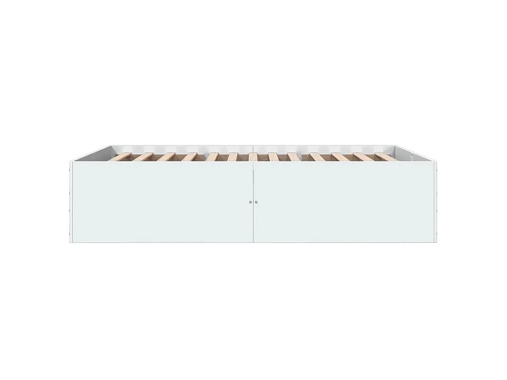 Bettgestell Weiß 120x200 cm Holzwerkstoff