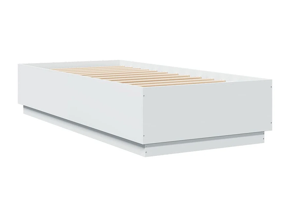 Cadre de lit sans matelas blanc 90x200 cm