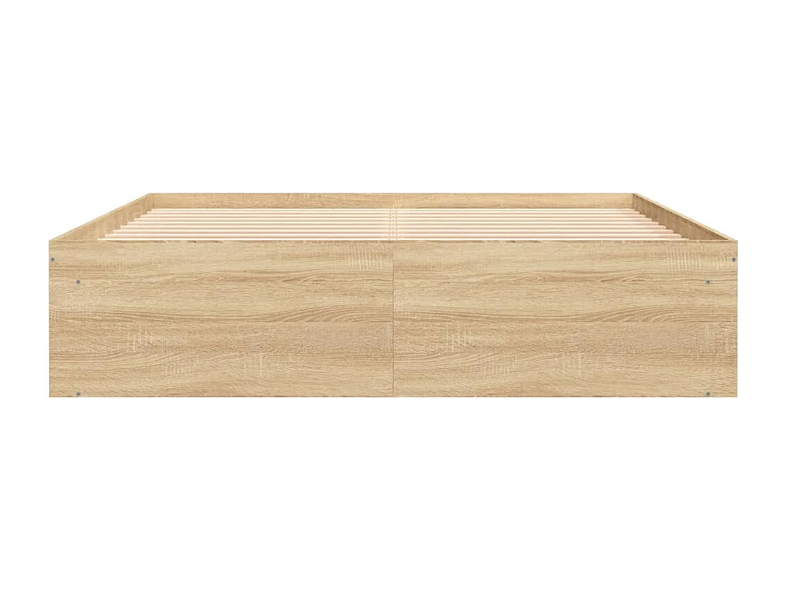 Estructura de cama roble Sonoma 150x200 cm