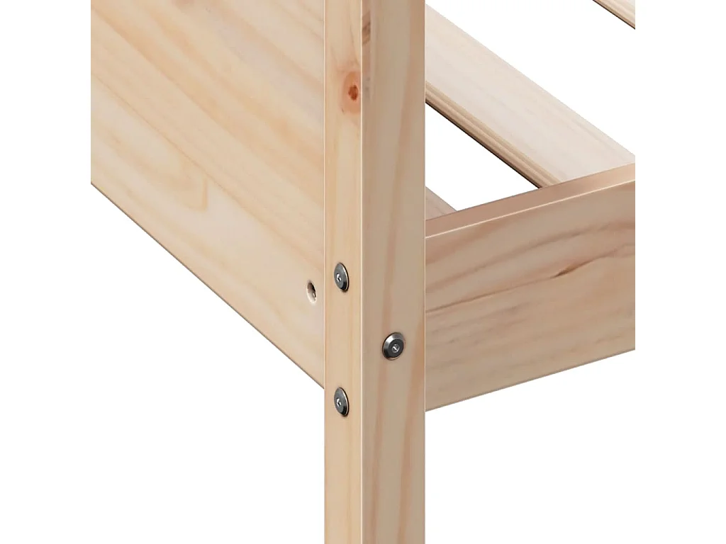 Lit de jour sans matelas 75x190 cm bois de pin massif