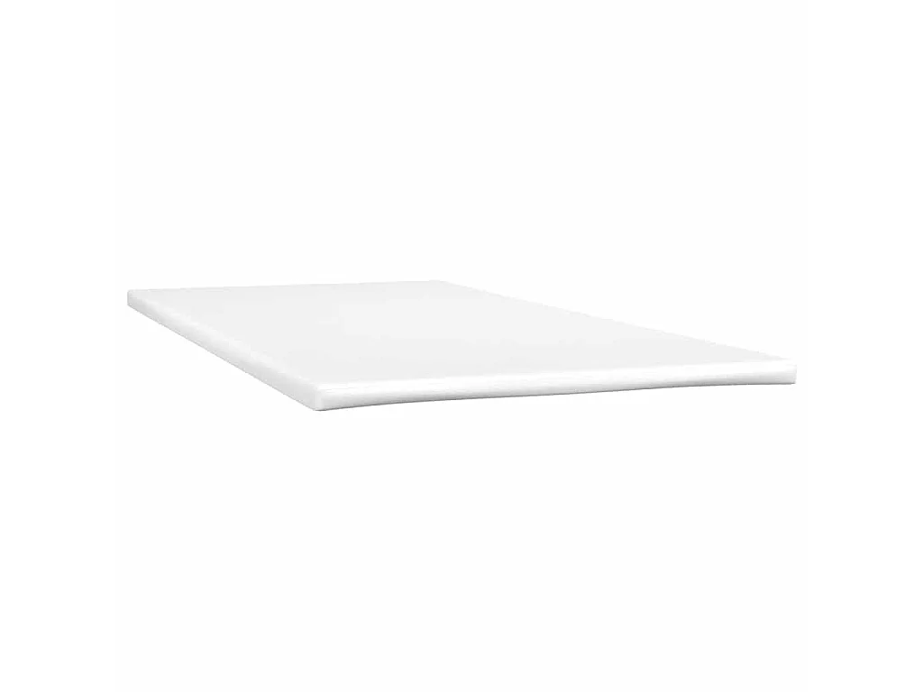 Boxspring met matras en LED kunstleer grijs 120x190 cm