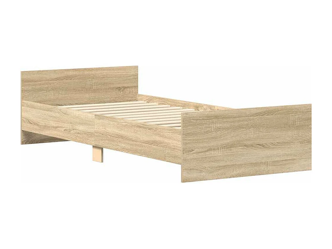 Bedframe zonder matras hout sonoma eikenkleurig 90x200 cm