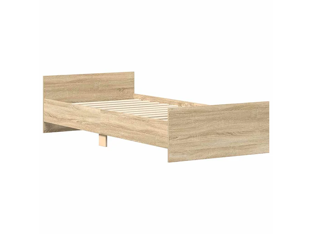 Bedframe zonder matras hout sonoma eikenkleurig 90x200 cm