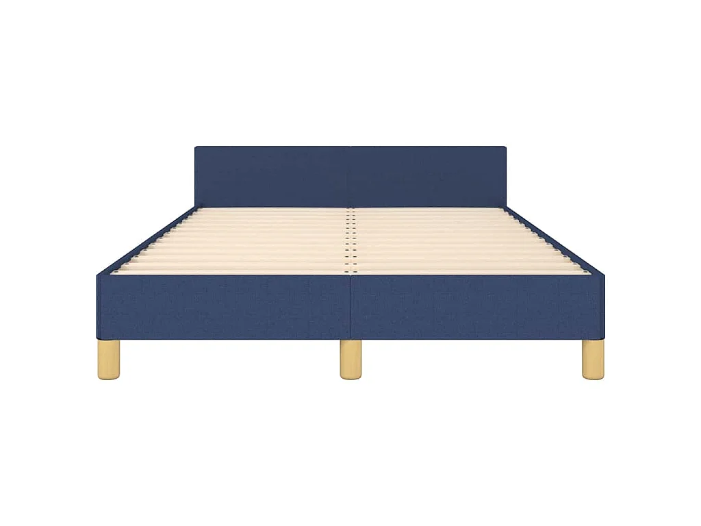 Bedframe zonder matras 120x190 cm stof blauw