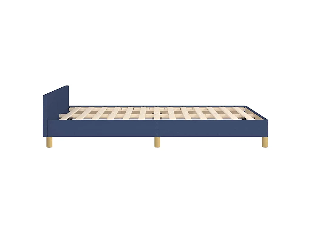 Bedframe zonder matras 120x190 cm stof blauw