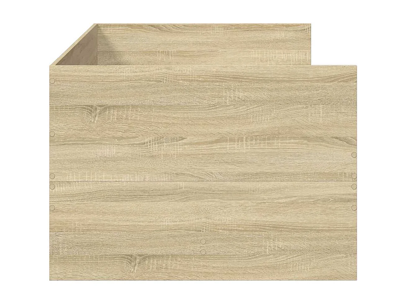 Tagesbett mit Schubladen ohne Matratze Sonoma-Eiche 75x190 cm