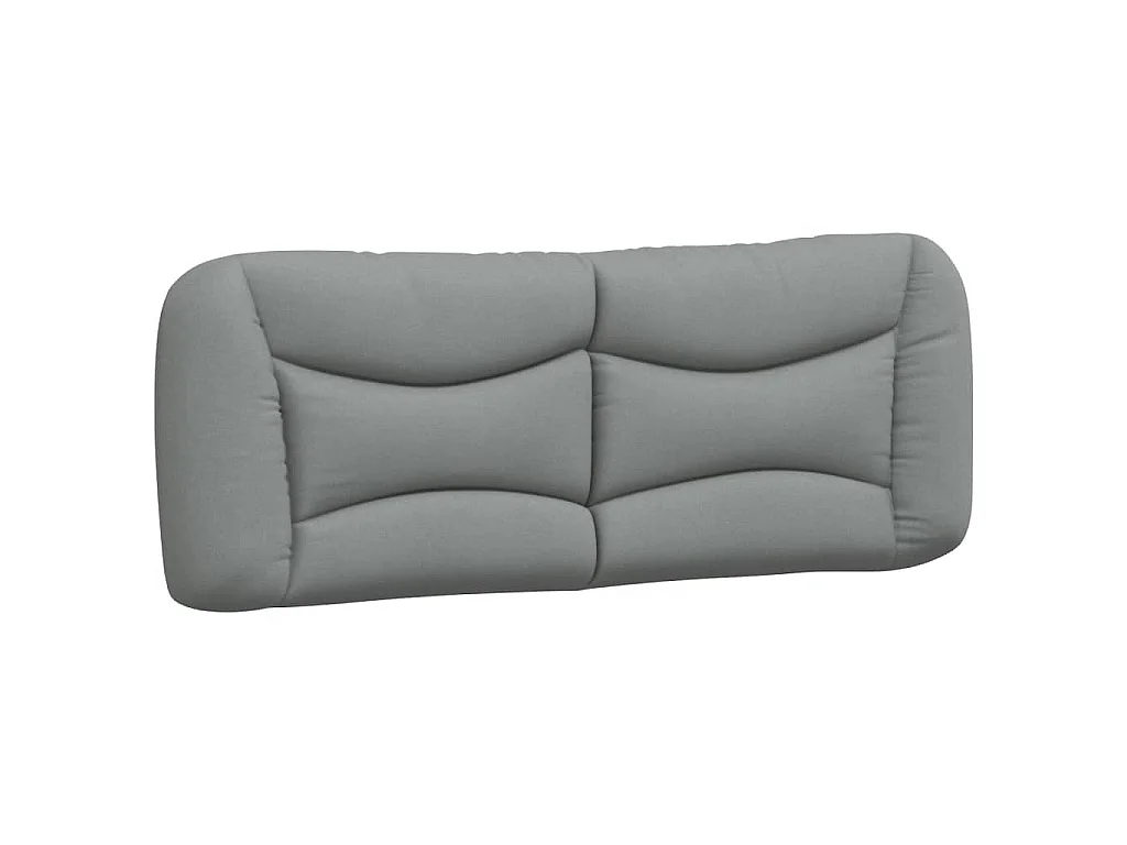 Bedframe met LED zonder matras "Hvar" 120x200 cm stof lichtgrijs