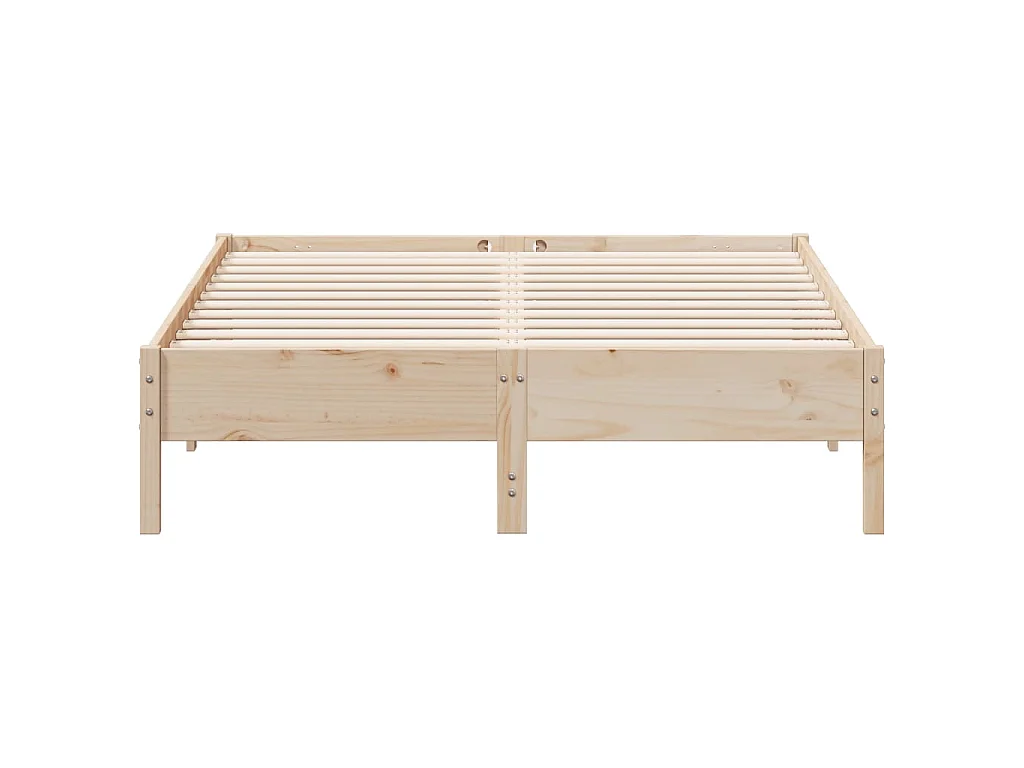 Cadre de lit sans matelas 120x200 cm bois de pin massif
