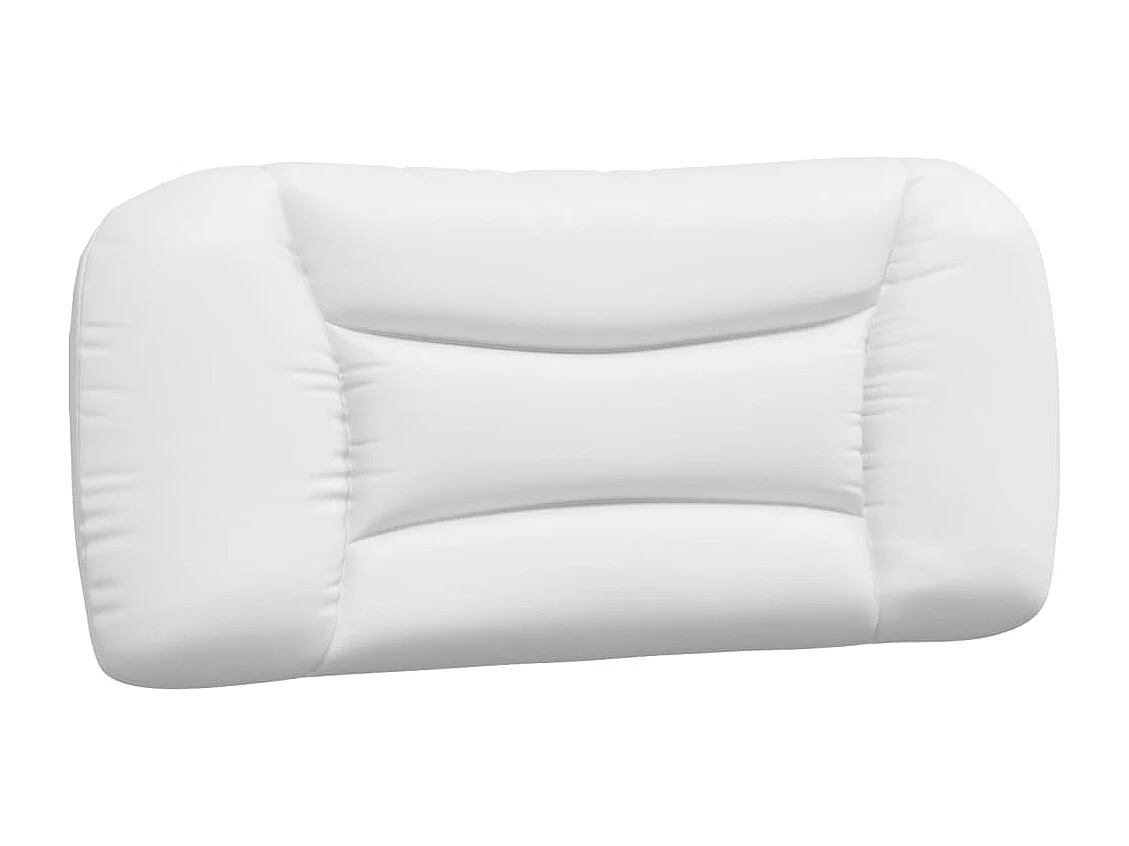 Cadre de lit avec LED sans matelas Hvar blanc 90x200 cm