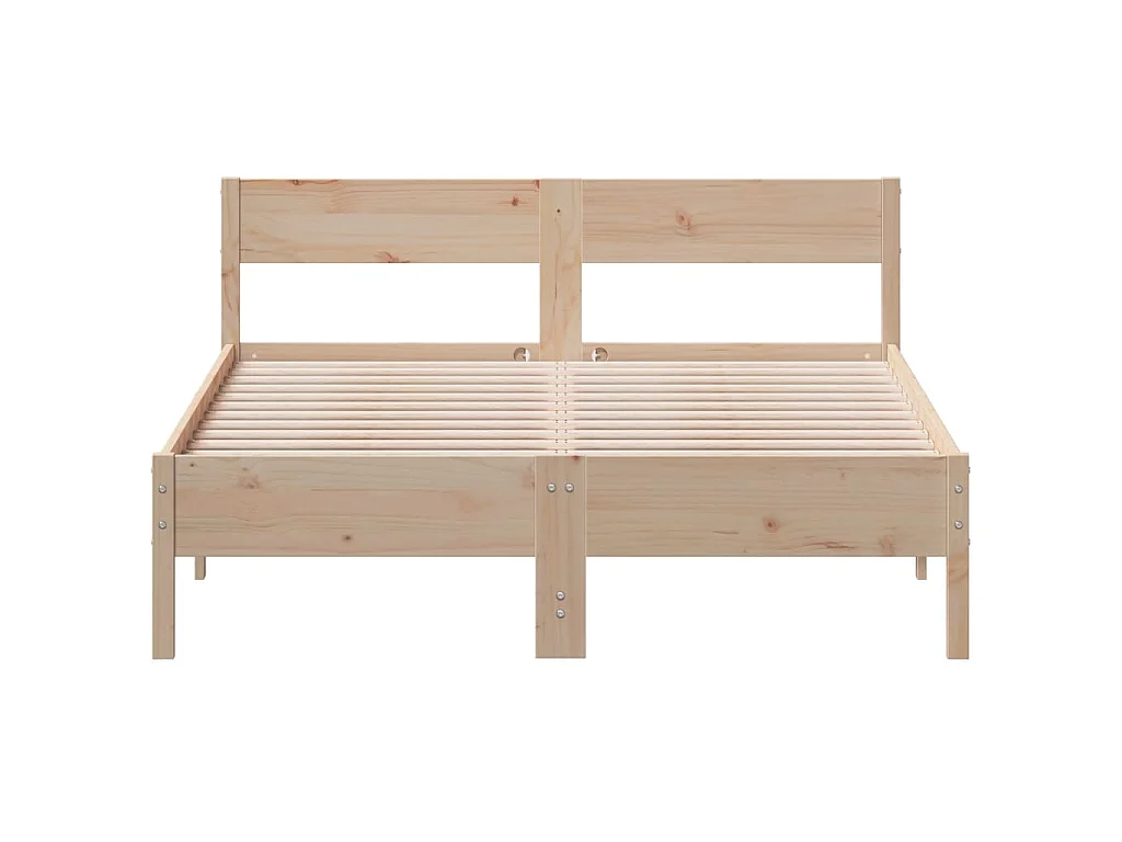 Bedframe zonder matras massief grenenhout 120x200 cm