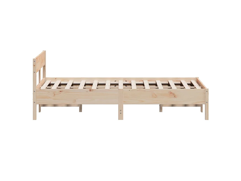 Bedframe zonder matras massief grenenhout 120x200 cm