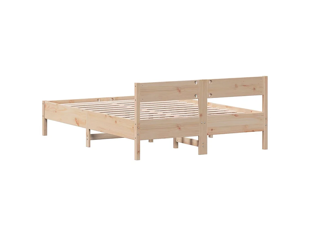 Bedframe zonder matras massief grenenhout 120x200 cm