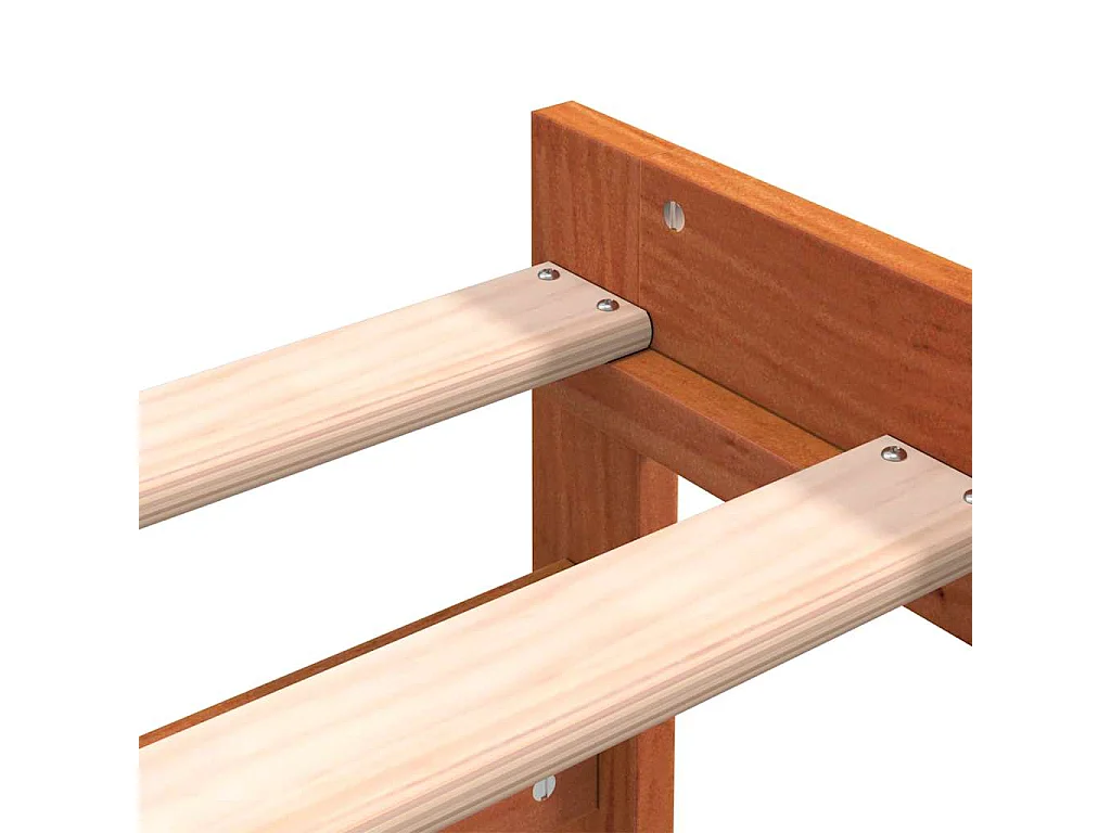 Lit de jour et lit gigogne sans matelas 90x190 cm bois massif